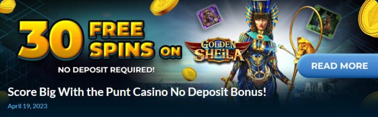 Punt Casino bonus sans dépôt